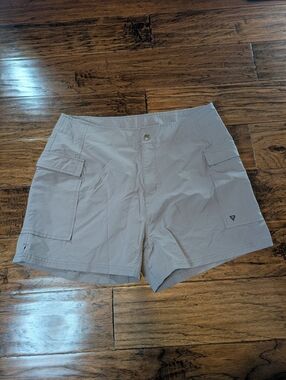 Liv Outdoor Women's Hiking Shorts in Grey Size Large